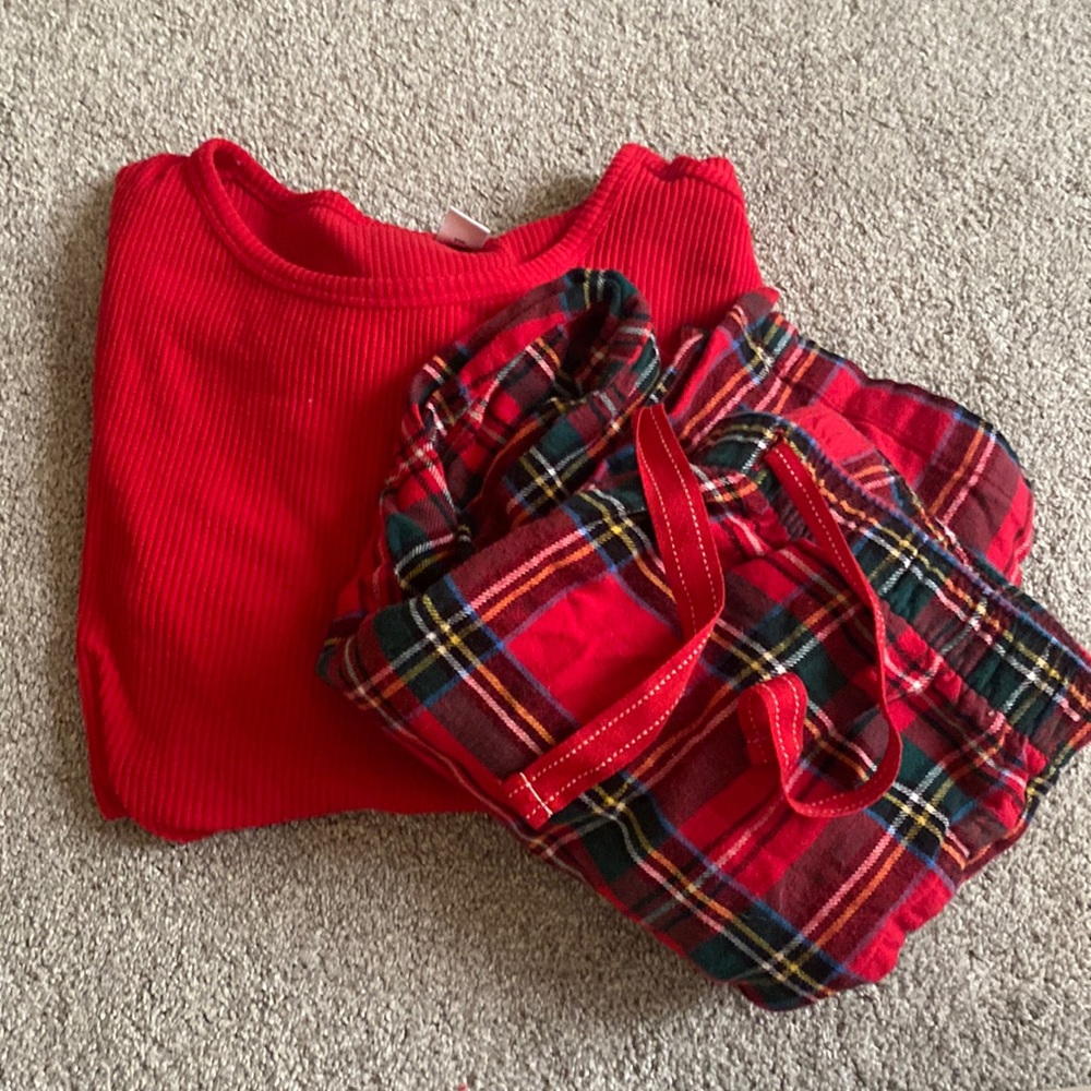 Red Christmas Pajama Set